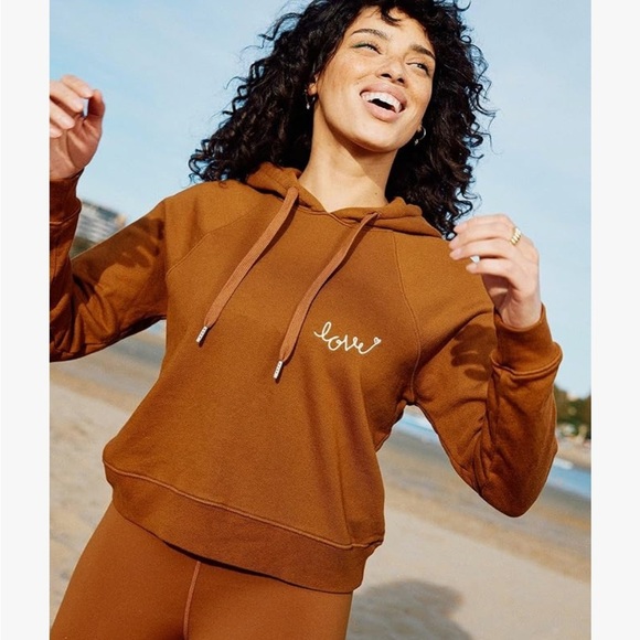 NWT Spiritual Gangster Love Brown Hoodie Size Small - Picture 2 of 7